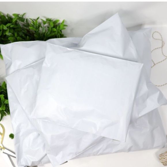 Other - 30 4x6 WHITE Polymailers +36 Thank-You